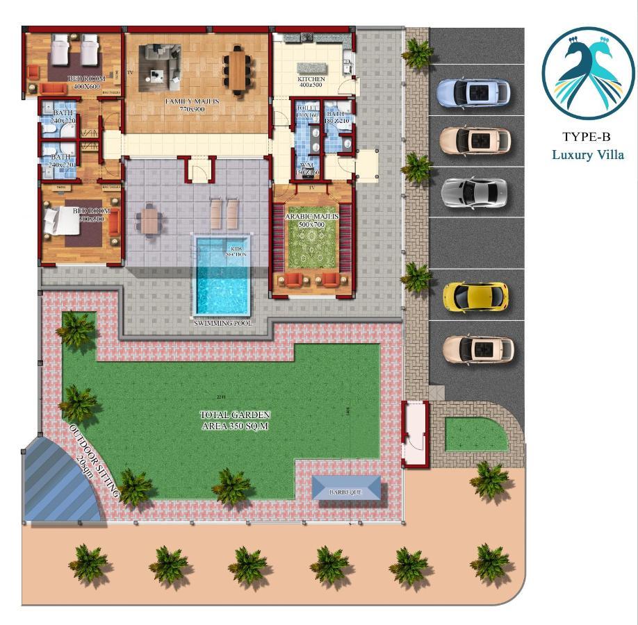 Asahalah Farm Pool Villas Seeb Ngoại thất bức ảnh